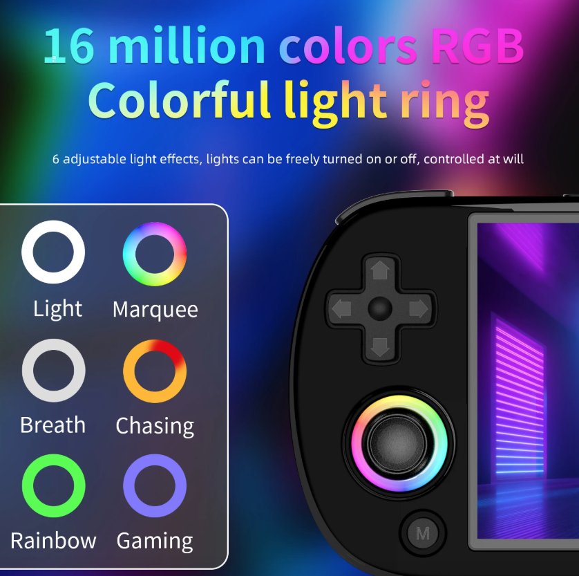 ANBERNIC RG40XX H konsola przenośna Linux, 4.0'' IPS, retro gry, emulacja, gaming