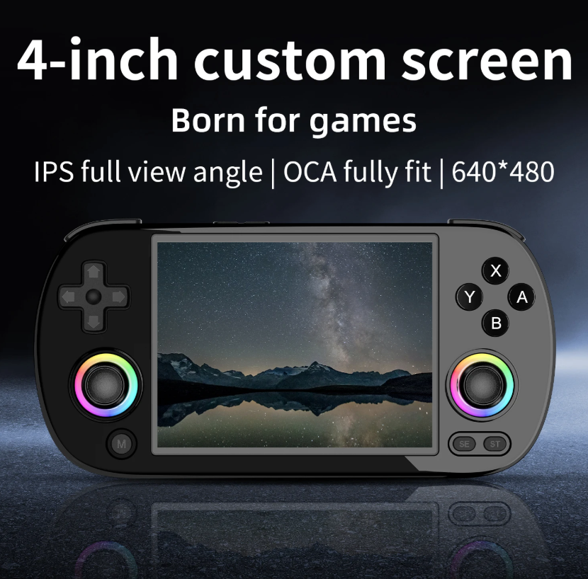 ANBERNIC RG40XX H konsola przenośna Linux, 4.0'' IPS, retro gry, emulacja, gaming
