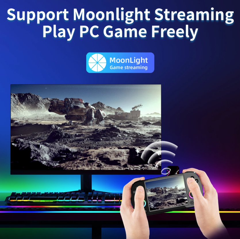 ANBERNIC RG40XX H konsola przenośna Linux, 4.0'' IPS, retro gry, emulacja, gaming