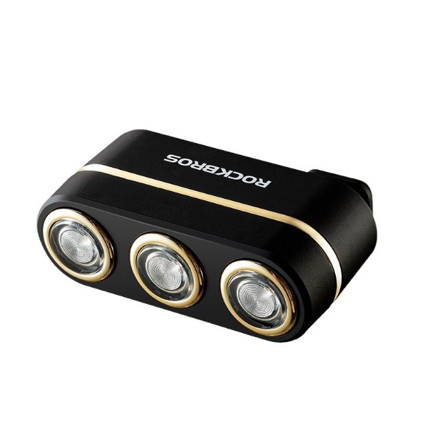 ROCKBROS Inteligentne Światło Tylne Rowerowe IP64, USB-C, czujnik hamowania, nocna jazda