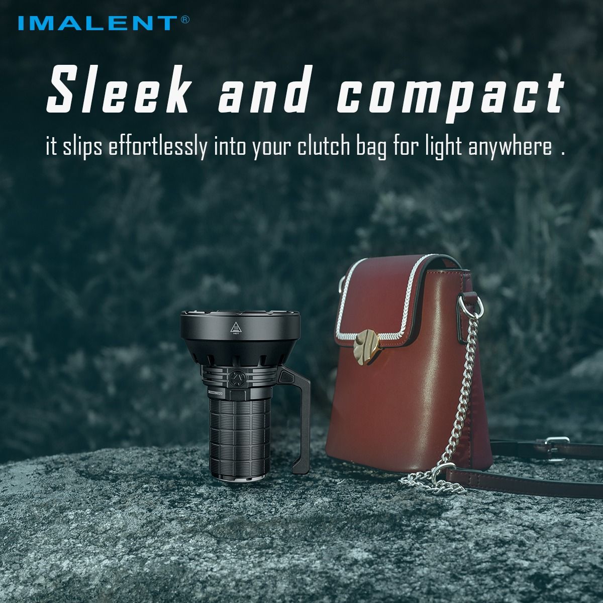 IMALENT SR16 Latarka LED 55000lm, 1715m daleki zasięg. Mocna latarka szperacz na każdą przygodę!