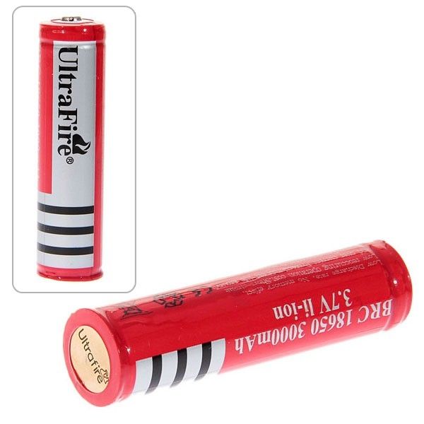 UltraFire 18650 3.7V 3000mAh Akumulator do latarek, urządzeń do waporyzacji, urządzeń o dużym poborze prądu, ekologiczny
