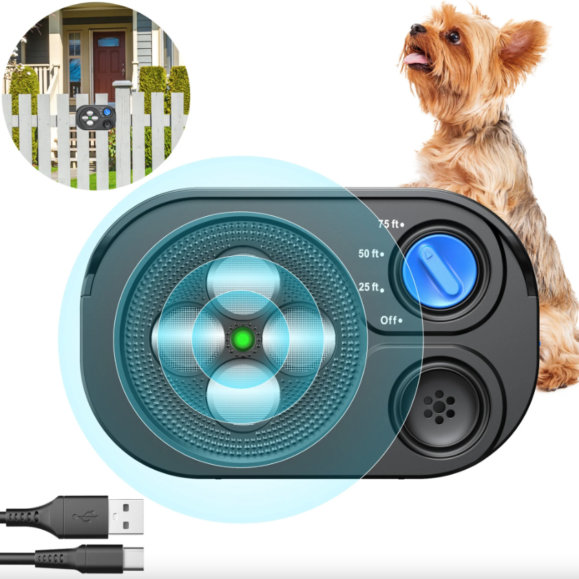 Ultrasoniczny Trener Psów: Urządzenie Zapobiegające Szczekaniu, Cichy Trening, Kontrola Hałasu – Anti Barking Device