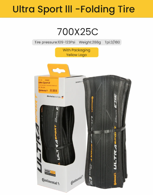 Continental ULTRA SPORT Ⅲ GRAND SPORT RACE Opona rowerowa szosowa 700x23C/25C/28C Lekka Wytrzymała Antyprzebiciowa