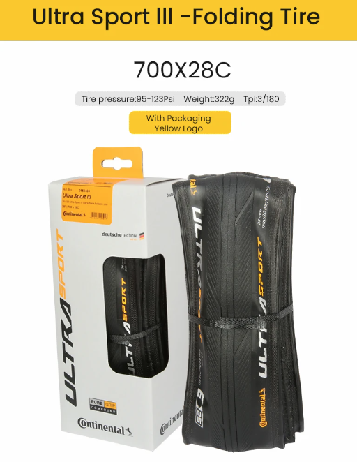 Continental ULTRA SPORT Ⅲ GRAND SPORT RACE Opona rowerowa szosowa 700x23C/25C/28C Lekka Wytrzymała Antyprzebiciowa