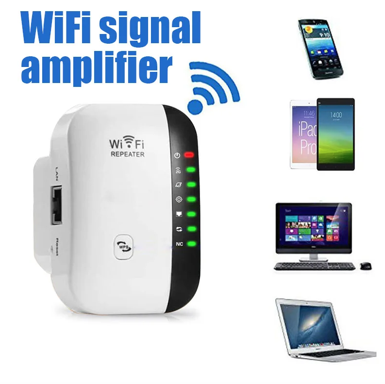 Wzmacniacz Sygnału WiFi Repeater do Domu, Przez Ścianę, Wzmacniacz Sieci Bezprzewodowej do Sypialni, Łatwy w Użyciu
